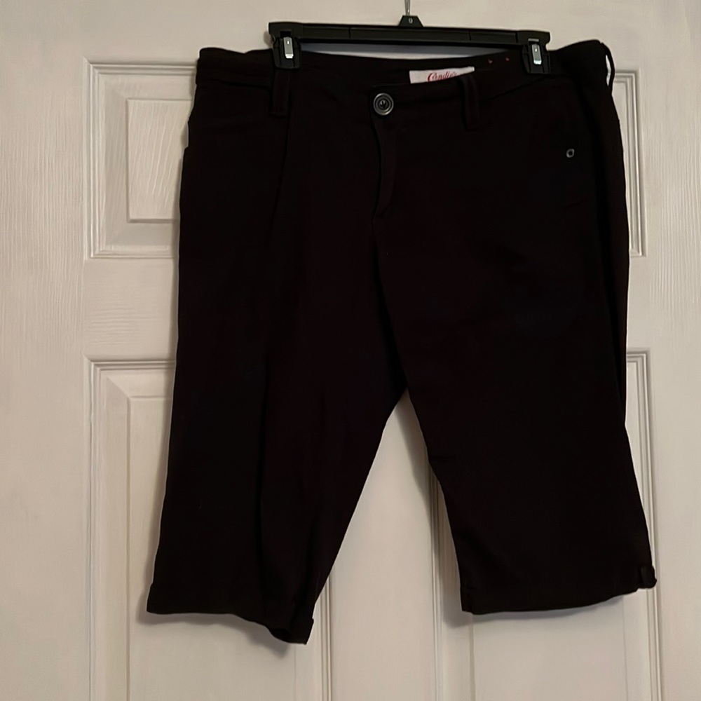 Candies black capri pants